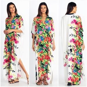 Johnny Was Multicolor Floral Dress